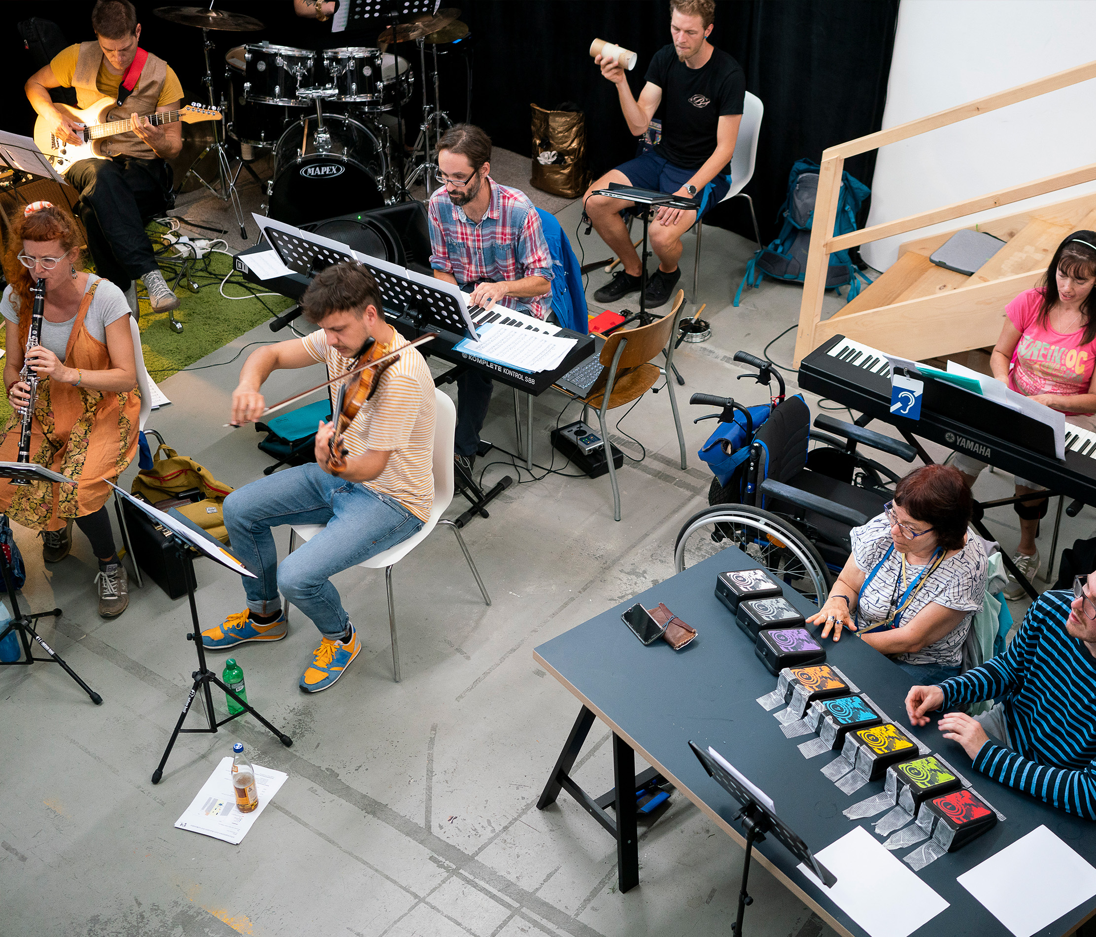 Tabula Musica Orchester bei der Probe